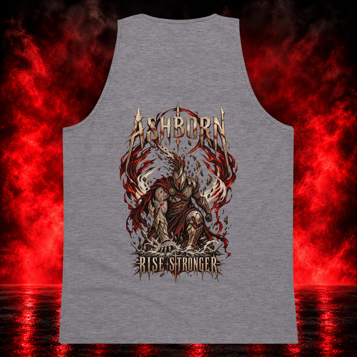 Ashborn tank top — Printful product mockup