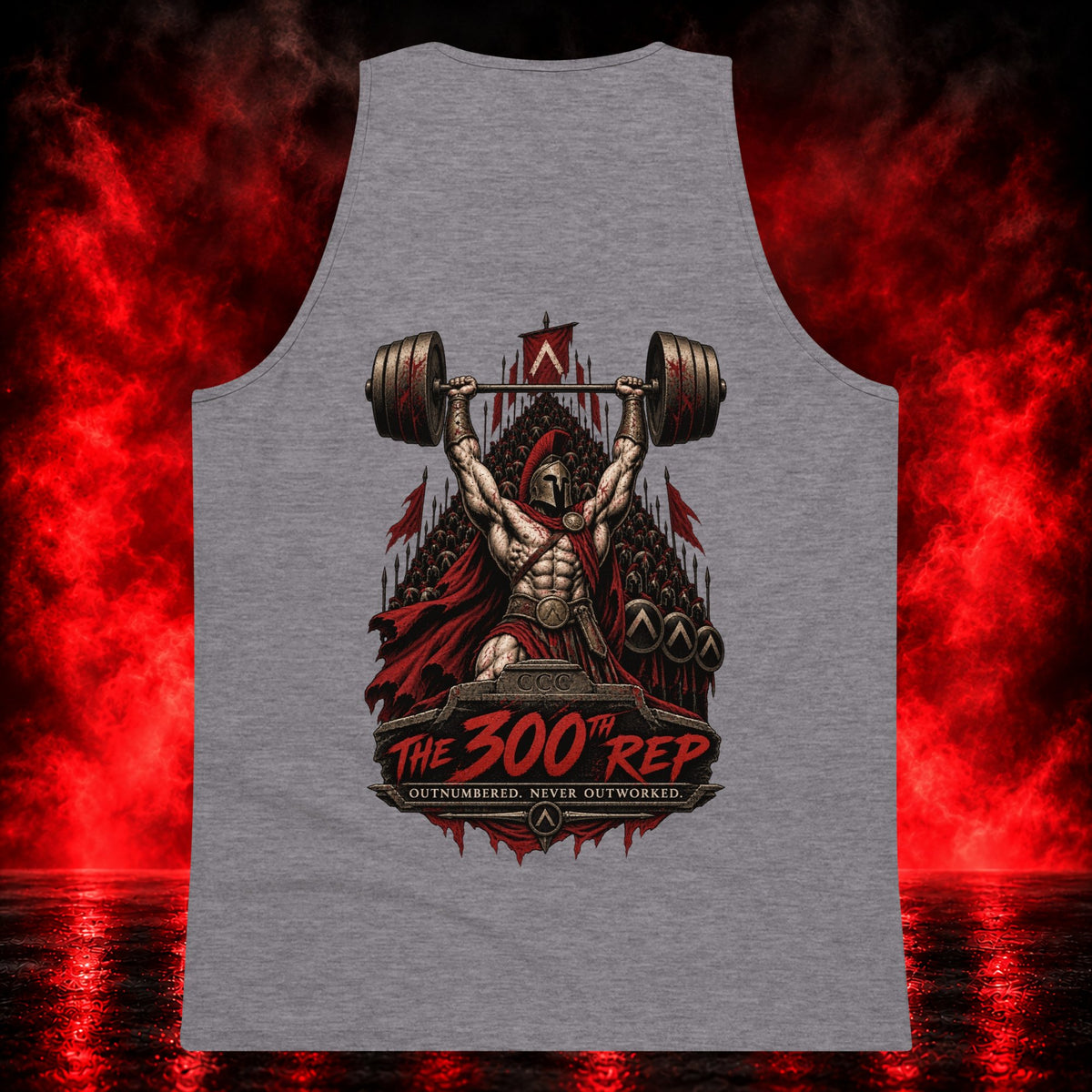 The 300th Rep Tank Top — Printful product mockup
