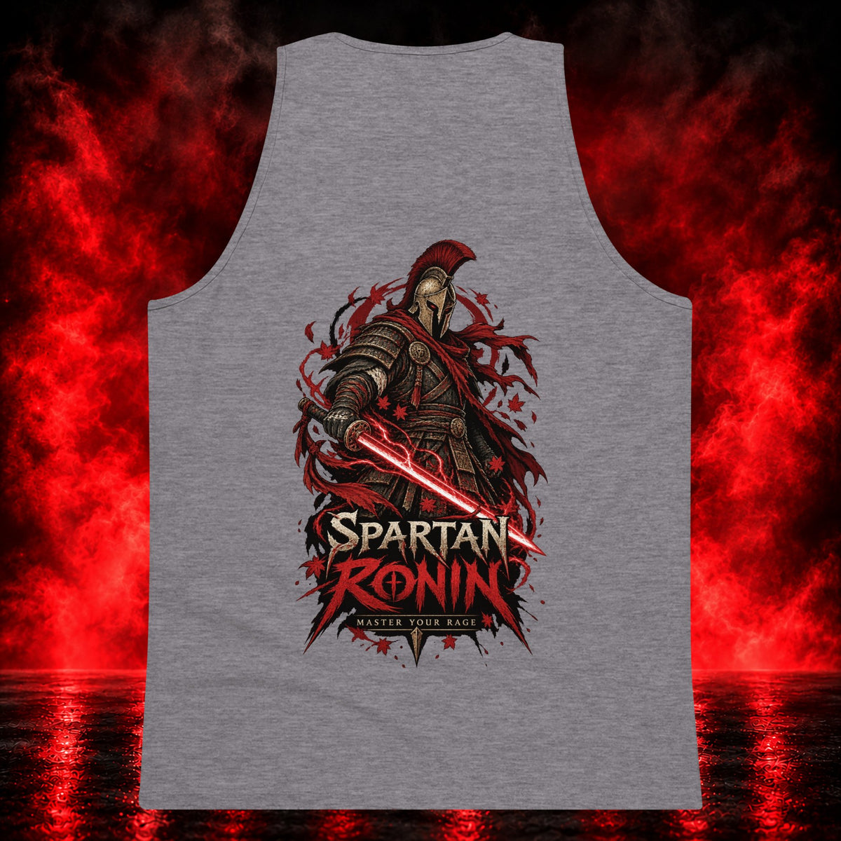Spartan Ronin Tank Top — Printful product mockup