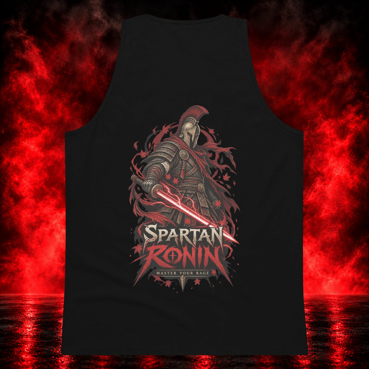Spartan Ronin Tank Top — Printful product mockup