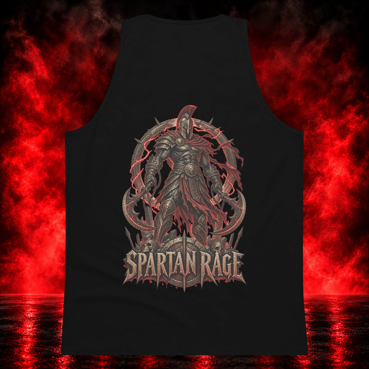 God-Slayer Tank Top — Printful product mockup