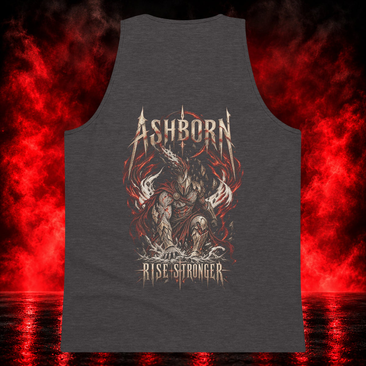 Ashborn tank top — Printful product mockup