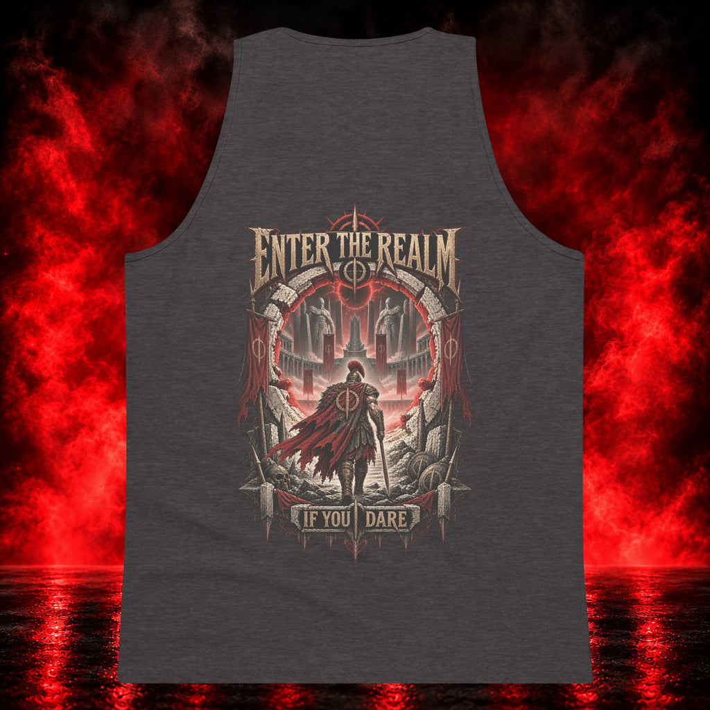 Enter the Realm Tank Top — Printful product mockup