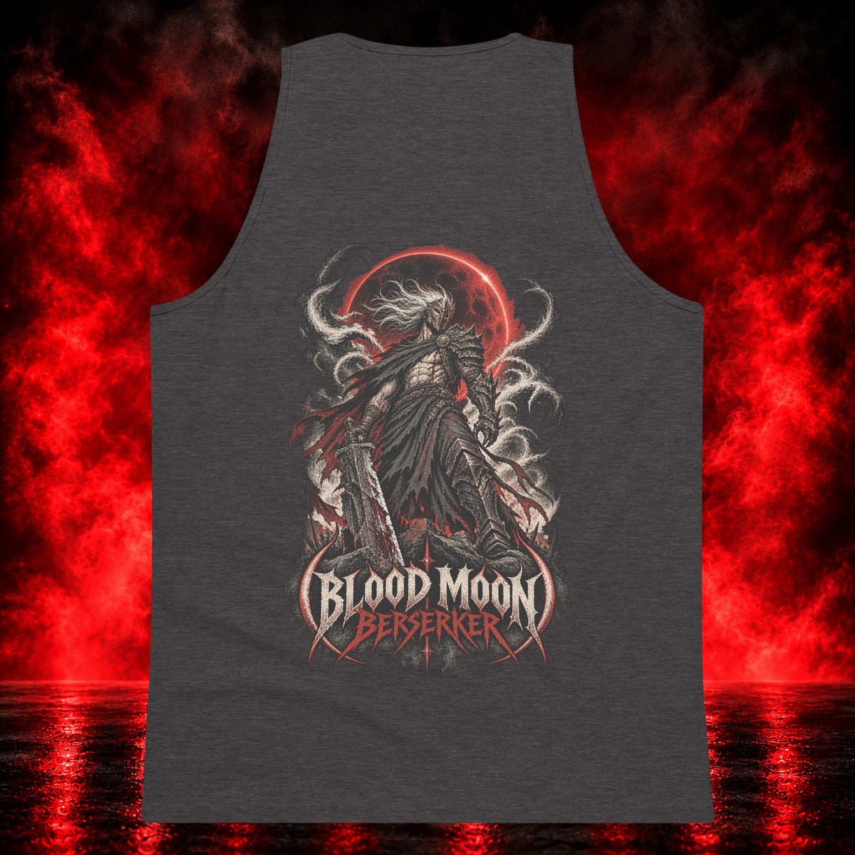 Blood Moon Berserker Tank Top — Printful product mockup