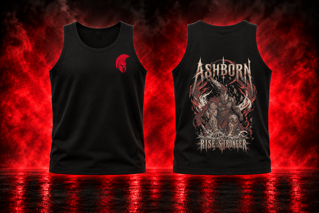 Ashborn — black Tank Top front and back promotional cover