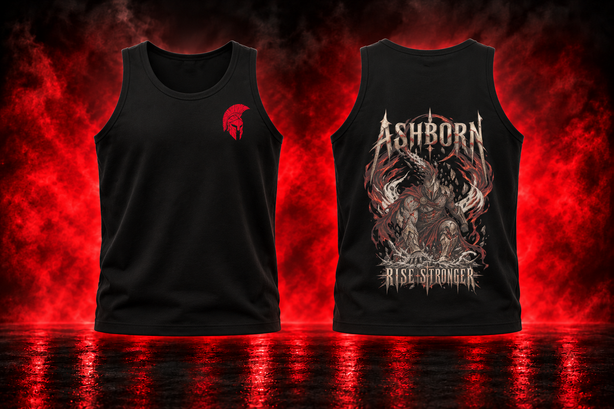 Ashborn — black Tank Top front and back promotional cover