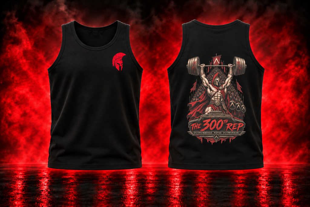 The 300th Rep — black Tank Top front and back promotional cover