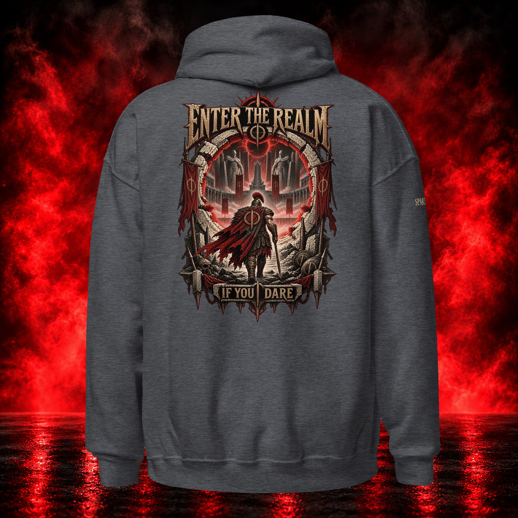 Enter the Realm Hoodie — Printful product mockup