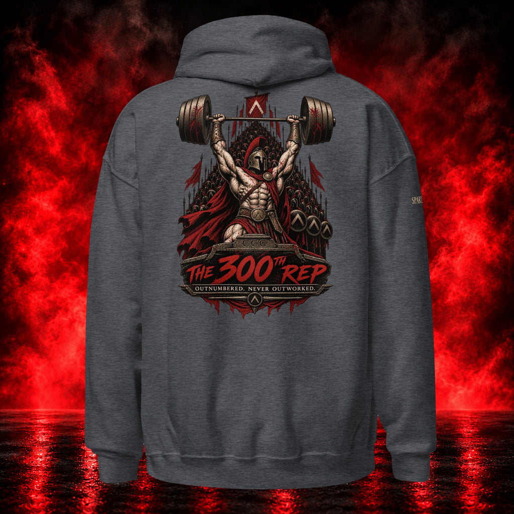 The 300th Rep Hoodie — Printful product mockup
