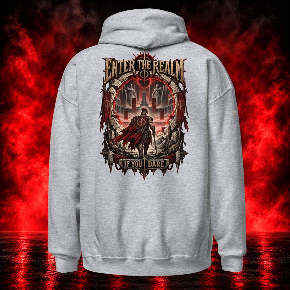 Enter the Realm Hoodie — Printful product mockup