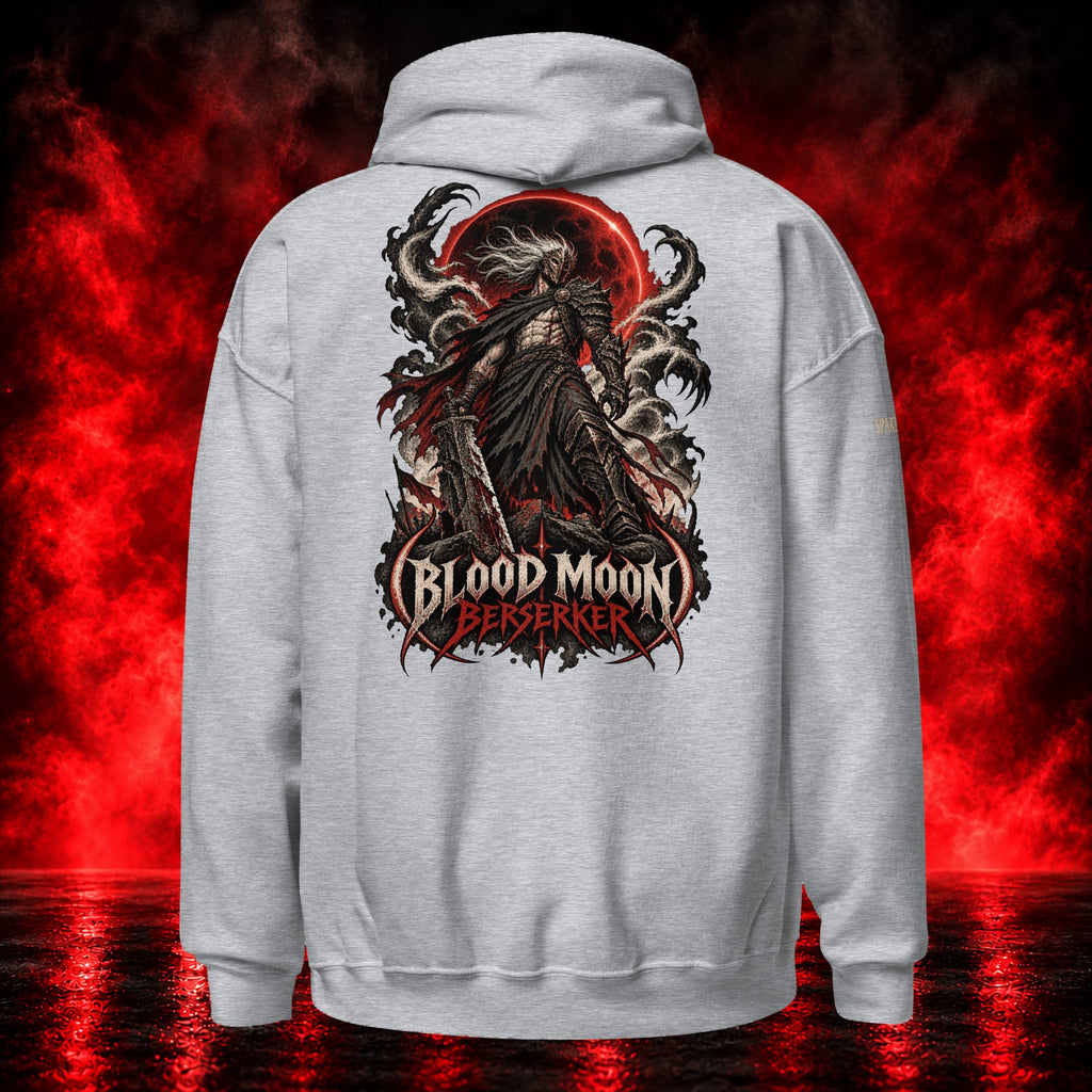 Blood Moon Berserker Hoodie — Printful product mockup