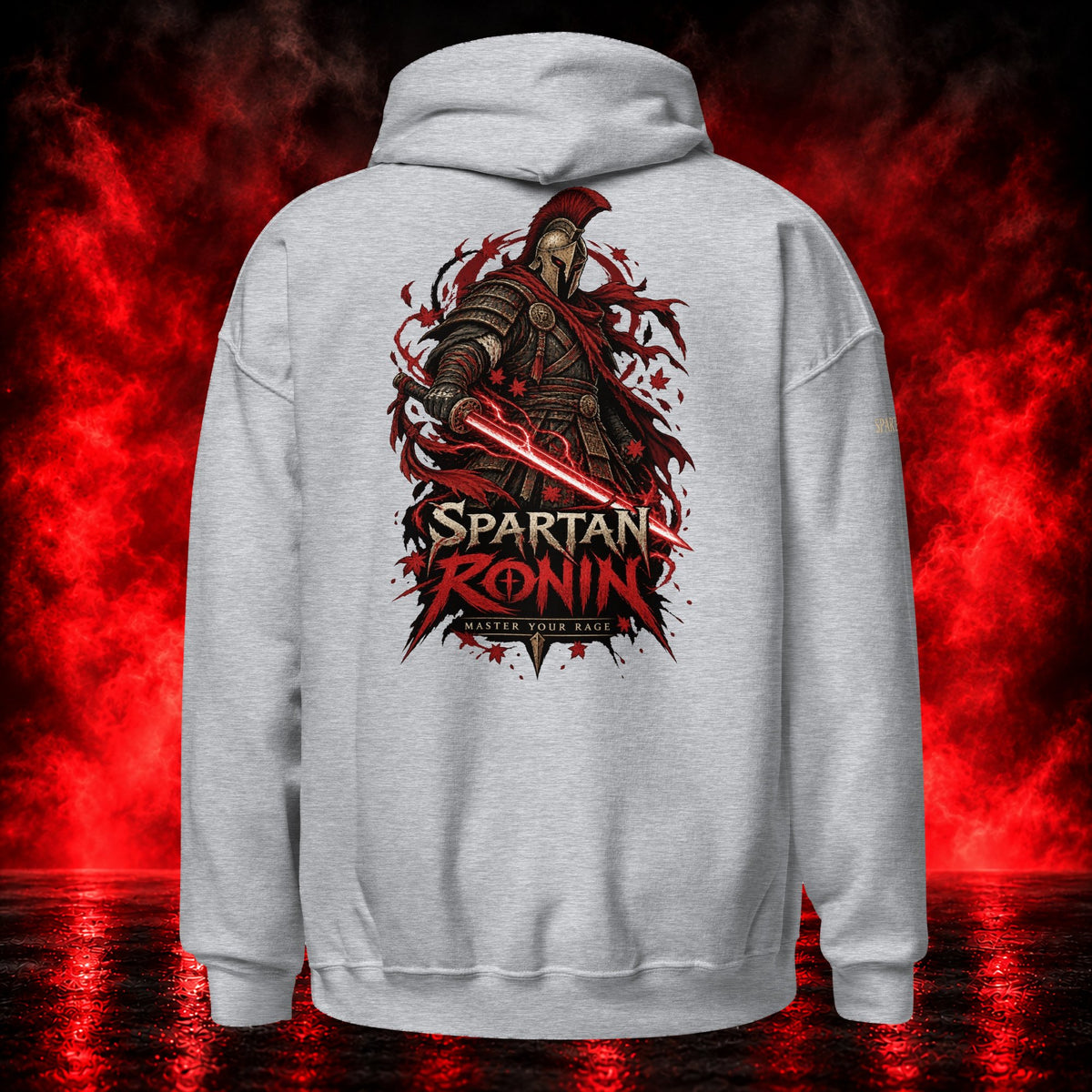 Spartan Ronin Hoodie — Printful product mockup