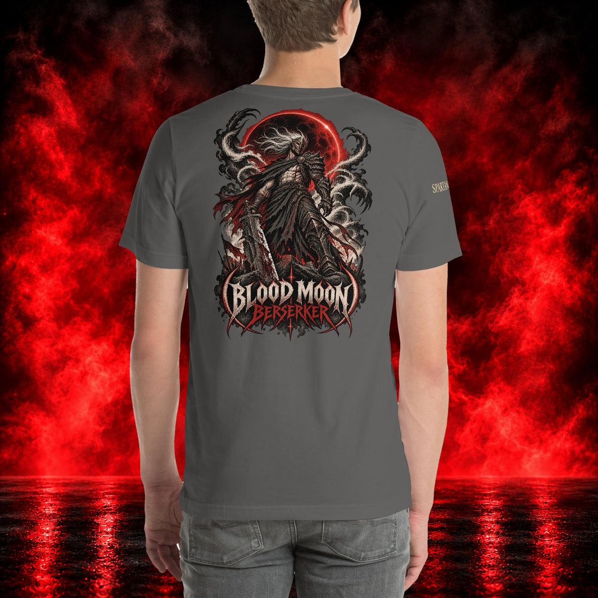 Blood Moon Berserker T-Shirt — Printful product mockup