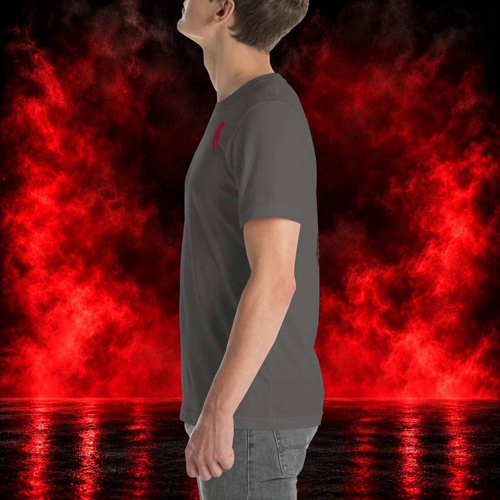 Forged in Pain T-Shirt — Printful product mockup