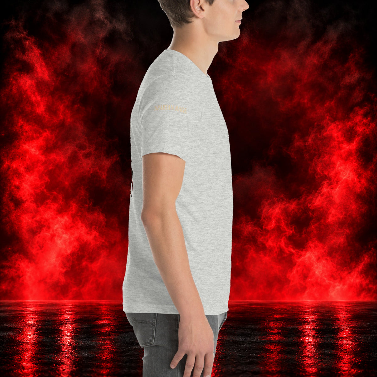 Temple of Iron T-Shirt — Printful product mockup