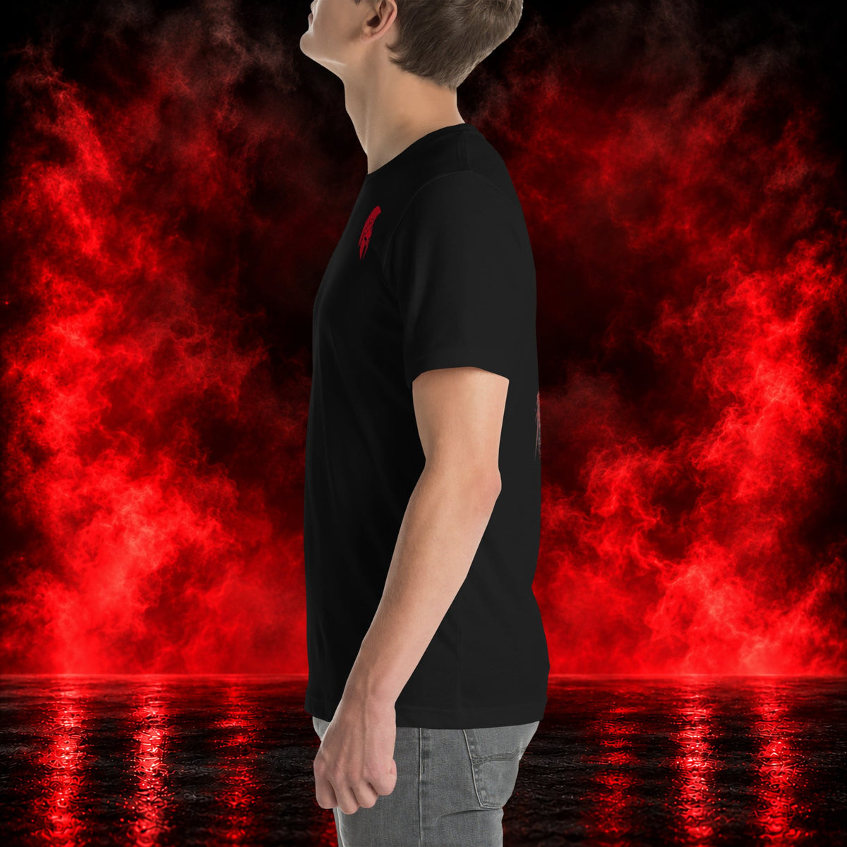 Spartan Ronin T-Shirt — Printful product mockup
