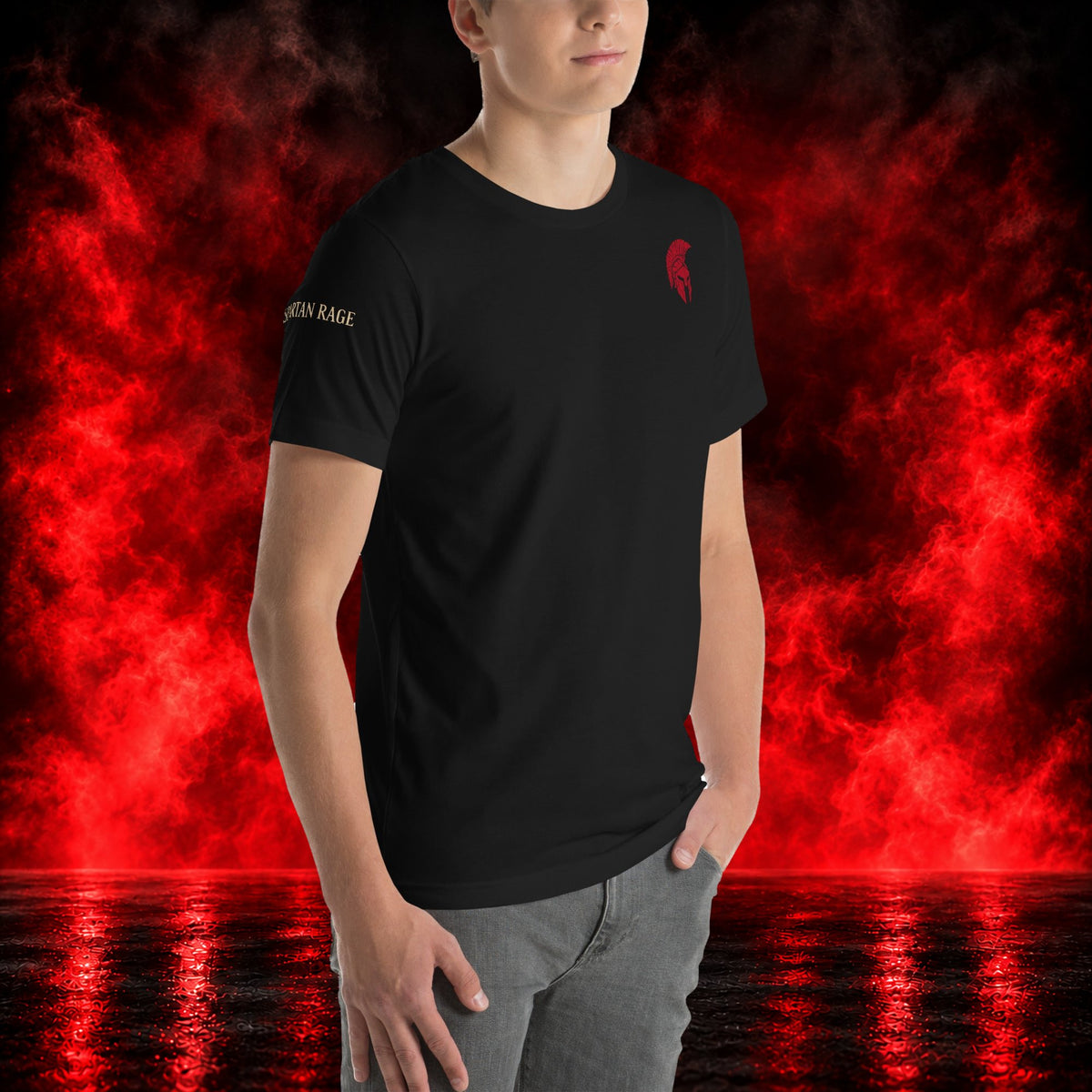 Blood Moon Berserker T-Shirt — Printful product mockup