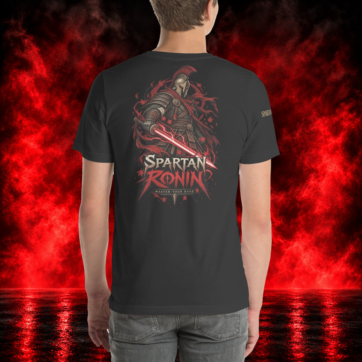 Spartan Ronin T-Shirt — Printful product mockup