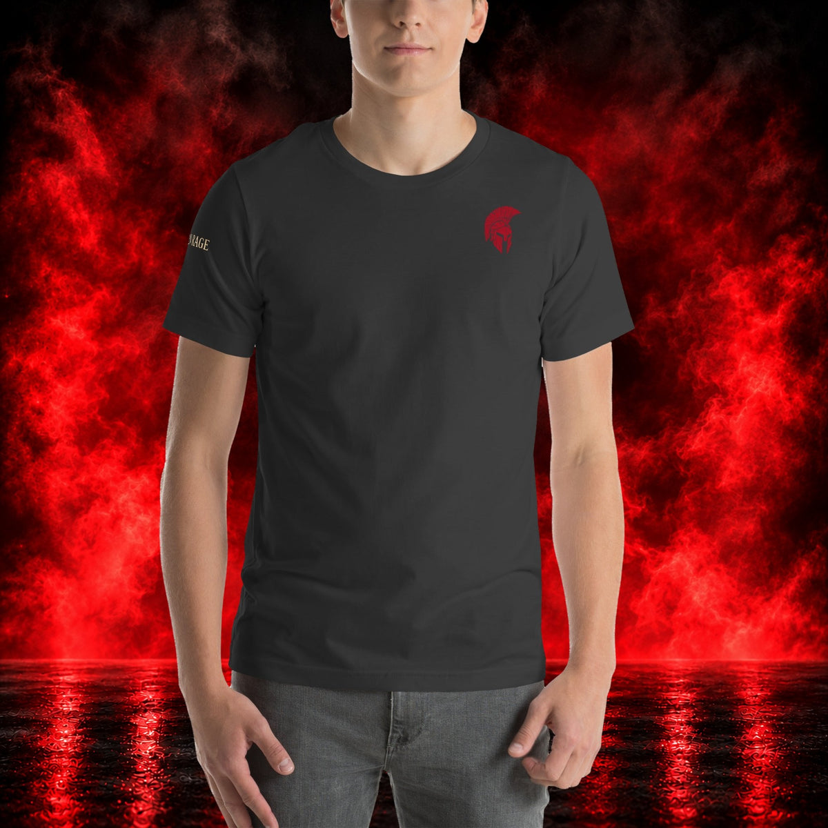 God-Slayer Division T-Shirt — Printful product mockup