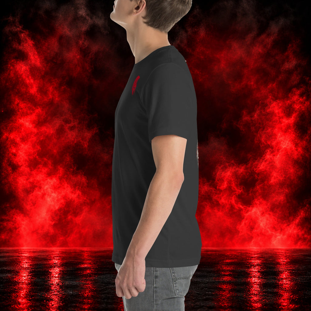 Temple of Iron T-Shirt — Printful product mockup