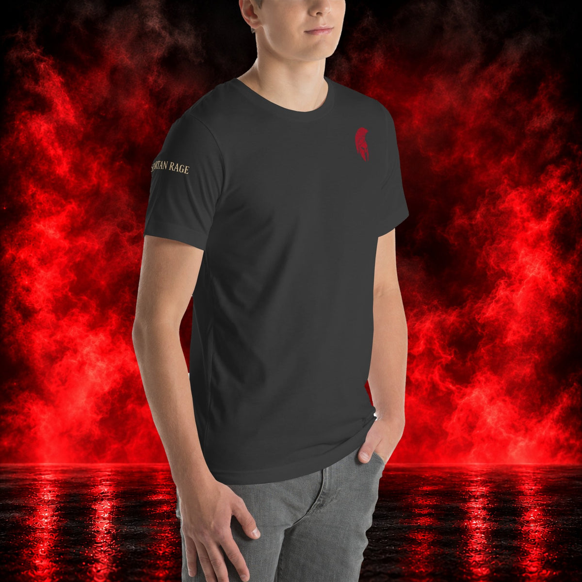 God-Slayer Division T-Shirt — Printful product mockup